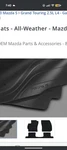 MAZDA5 2012-2015 Oem Rubber Floor Mats Front And Rear 0000-8B-L71. Fixed Price $129.00.