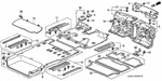 Genuine Honda Floor Mat Set *NH315L* 83600-SCJ-A00ZB. Fixed Price $318.19.
