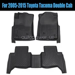 For 2005-2015 Toyota Tacoma Crew Cab Tpe Front & Rear Floor Mats Liners Set 3PCS. Fixed Price $67.99.