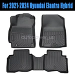 For 2021-2024 Hyundai Elantra Hybrid Tpe All-weather Loor Mats Liners Set Black. Fixed Price $84.99.
