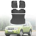 3D Tpe Floor Mats Liners & Trunk Cargo Black Fits 2008-2012 Ford Escape. Fixed Price $112.19.