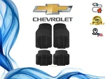For All Chevrolet Floor Mats Front And Rear 4 Pieces Pvc Type Material Black. Fixed Price $86.00.