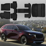 For Mazda CX-90 2024 2025 7-PASSENGERS Floor Mats & Rear Cargo Liner 3D Black. Fixed Price $80.95.