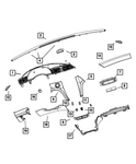 Genuine Mopar Instrument Panel Mat YM91XDVAA. Fixed Price $30.09.