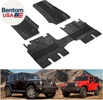 Floor Mats For 2007-2013 Jeep Wrangler Jk 4-DOOR Oem Replacement 82210166AC Fron. Fixed Price $157.40.