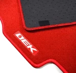 Vms Racing 96-00 Civic 3DR EK9 Dx Cx Red Floor Mats Custom Interior Carpets Set. Fixed Price $959.99.