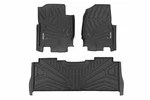 Rough Country Flex-fit Floor Mats Front & Rear Ford F250/F350 17-25. Fixed Price $134.95.