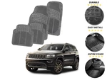 For All Jeep Cars Floor Mats Front&rear 4 Pieces Rugged Rubber Black Terrain. Fixed Price $73.00.