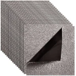 Uimoso 18X18 Inch Carpet Tiles, 10 Pack, Self-adhesive, Dark Brown. Fixed Price $32.99.