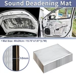 10PCS 394MIL 10MM 0.87SQFT Sound Deadening Mat Aluminum Foil Foam 15.75"X7.87". Fixed Price $26.90.