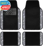 Bling Diamond Floor Mats, Shining Rhinestone Carpet Sparkly Glitter Crystal. Fixed Price $33.14.