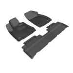 U-ace Black Kagu All Weather 1ST & 2ND Row Floor Mats For 13-15 RX350 RX450H. Fixed Price $215.99.