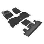 3D Maxpider 18-24 Fits Ford Expedition Kagu Black 1ST 2ND 3RD Row Floor Mat. Fixed Price $306.99.