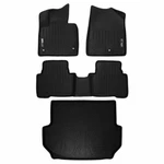 Smartliner Black 1ST & 2ND Row Floor Liners Cargo For Hyundai Santa Fe. Fixed Price $258.99.