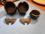 1999-04 Land Rover Discovery Ii 2 L318 Center Console Cup Holders Brown W/insert. Fixed Price $65.00.