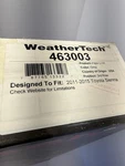 Weathertech 463003 Grey 3RD Row Floor Mat 2011-2020 Toyota Sienna 8PASSENGER. Fixed Price $72.99.