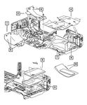 Genuine Mopar Front Floor Carpet 1AH50XDVAG. Fixed Price $410.14.