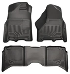 Husky Liners Weatherbeater Front & 2ND Row Floor For 09-14 Crew Cab Truck. Fixed Price $155.98.