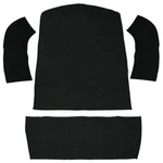 Empi 3998 Black 4 Piece Rear Cargo Well Carpet Kit Vw Convertible Bug 1973-1979. Fixed Price $153.94.
