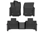Husky Weatherbeater FRONT/2ND Row Floor Mats 3PC Fits 23-26 Toyota Sequoia Blk. Fixed Price $149.99.