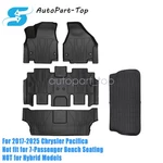 3 Rows Floor Mats+trunk Cargo Liners For 2017-2025 Chrysler Pacifica/voyager Tpe. Fixed Price $95.99.
