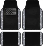 Car Pass Bling Diamond Floor Mats, Shining Rhinestone Silver. Fixed Price $41.23.