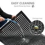 36" X 59" Rubber Floor Mats For Home Garage Industrial Anti-fatigue Drainage. Fixed Price $50.99.