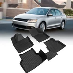 Car Floor Mats For 2012-2018 Volkswagen Jetta Black All-weather Tpe Rubber. Fixed Price $68.99.