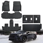 Tpe Floor Mats+trunk Cargo Liner+backrest For 2018-25 Subaru Ascent Seats. Fixed Price $132.49.