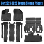 For 2021-2025 Toyota Sienna 7-SEAT Tpe Floor Mats+backrest Mat+trunk Cargo Liner. Fixed Price $152.59.