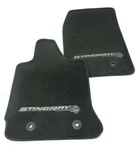 2014-2018 Corvette Stingray C7 Carpet Floor Mats Set Black W/ Stitching. Fixed Price $69.50.