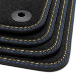 Volvo S40 & V40 Velour Floor Mats 2000-2004 1ST Gen Facelift Sport Stitching. Fixed Price $98.00.