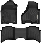 Oedro Floor Mats Fit For 2019-2024 Ram 2500/3500 Crew Cab With 1ST Row Black. Fixed Price $184.17.