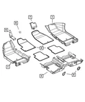 Genuine Mopar Access Cover Right 1VF34DX9AD. Fixed Price $11.35.