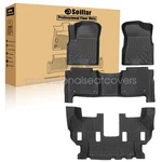 3D Floor Mats Liner For 2019-2024 Nissan Armada / Infiniti QX80 7SEATS Tpe Black. Fixed Price $100.49.