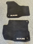 Oem 2019 Dodge Ram Front Floor Mats Passenger And Driver Side Black With Logo. Fixed Price $50.00.