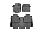 Weathertech Floorliner For 2014-2021 Toyota Tundra 1ST & 2ND Row, Black. Fixed Price $241.90.