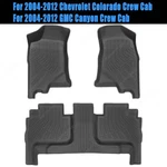 For 2004-2012 Chevrolet Colorado Gmc Canyon Crew Cab Tpe Floor Mats Liners 3PCS. Fixed Price $183.79.
