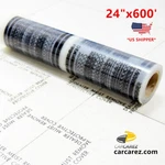 Clear Adhesive Film Cover Roll Carpet Floor Mat Protect 24" X 600'. Fixed Price $159.99.