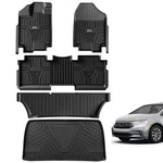 3W Floor Mats Full Set Black For Honda Odyssey All Weather 2018-2025 Tpe Rubber. Fixed Price $199.99.