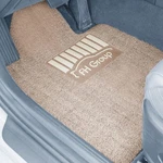 Fh Group Diy Ultra Waterproof 1ST & 2ND Row Solid Beige Rubber Floor Mat Set. Fixed Price $63.94.