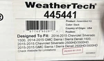 Weathertech Truck Floorliner For Silverado/?sierra Regular Cab- 1ST Row Black. Fixed Price $44.99.