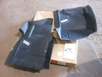 New Gm Front Black & Chrome Logo All Weather Floor Liners Silverado 84051558. Fixed Price $132.73.