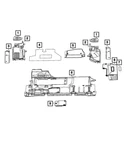 Genuine Mopar Floor Mat 7HJ82LDUAA. Fixed Price $643.50.