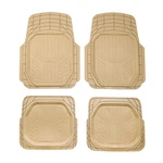 Ford F-350 53-87 Omac Basic Semi-custom 1ST & 2ND Row Beige Floor Mat Set. Fixed Price $44.99.