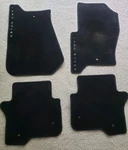 Land Rover Logo Floor Mats, Complete Set Black, 300269-941. Fixed Price $99.32.