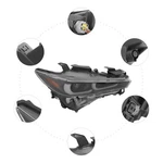 11.02LBS For 2022-2023 Mazda CX-5 W/factory Led Models Only Side Right Headlamp. Fixed Price $303.60.