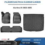 Floor Mats & Lower Cargo Trunk Liner For Kia Niro Ev 2023-2026 Tpe Full Set. Fixed Price $139.90.