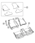 Genuine Mopar Mat-floor 5SG29LV5AB. Fixed Price $260.34.