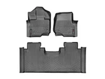 Weathertech Floorliner 2021-2025 Ford F-150 1ST & 2ND Row, Black. Fixed Price $231.90.